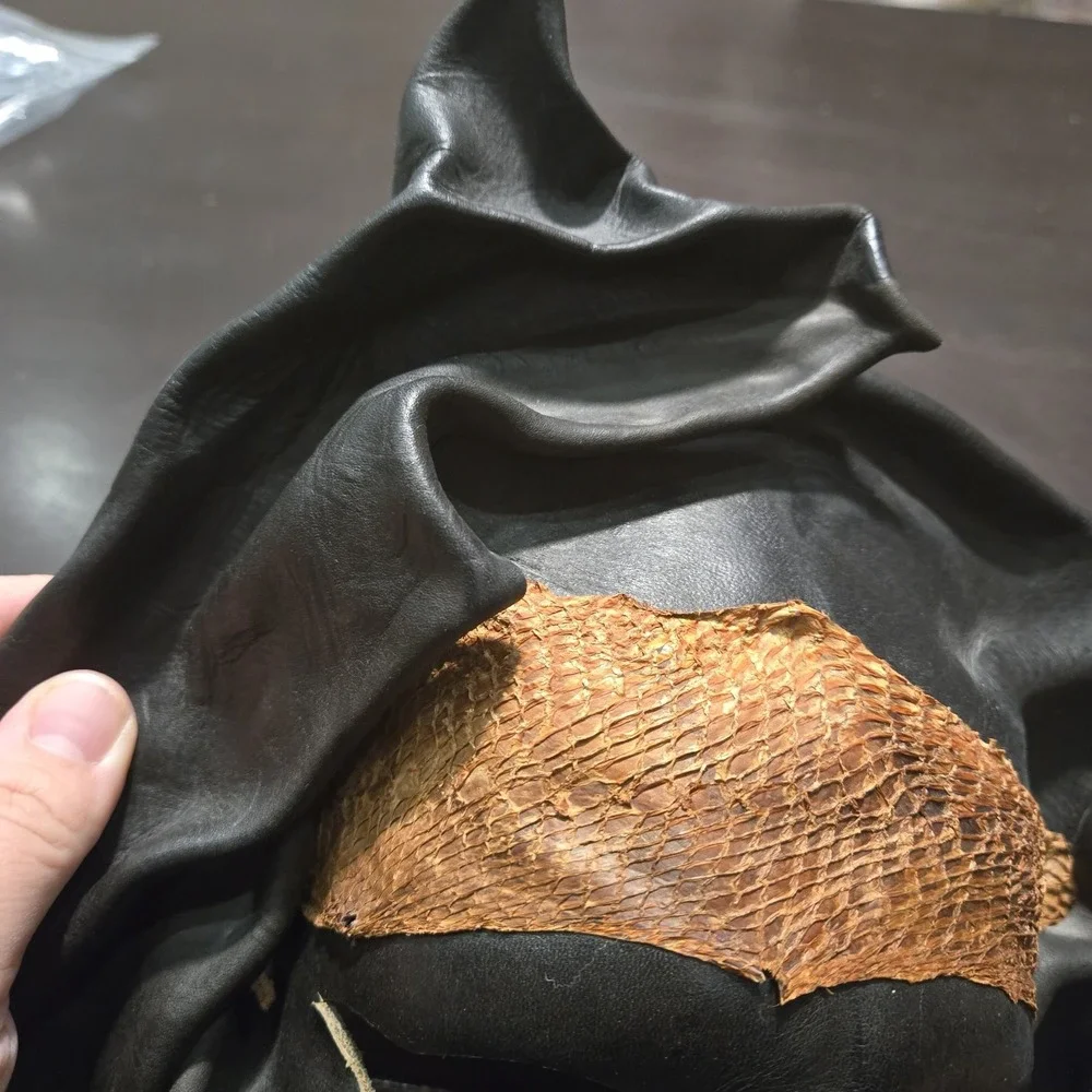 VTG Handmade Leather Masquerade Mask Wall Art Signed Joma Mazatlan Nidart